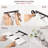 Set Of 3 Floating Shelves Bathroom For Wall – Farmhouse White Wood-1050120941