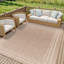 Croland Indoor & Outdoor Boho Jute-Look Rug Beige-322741722