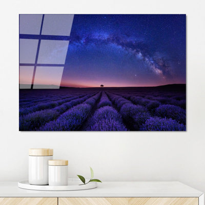 Boze 1 Piece Wall Art on Glass