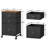 3-drawer Mobile File Cabinet-308191623