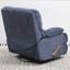Fauteuil inclinable ergonomique en chenille bleu