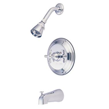 Kingston Brass KBX8146CML Manhattan Two-Handle Tub And Shower