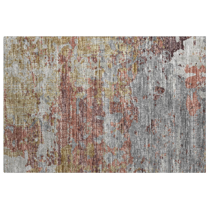 Tapis à poil long de qualité supérieure lavable à la machine ADS69, Multi, 2 pi 6 po x 3 pi 10 po