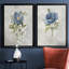 Blue Linen Peony - ensemble de 2 reproductions d'art-258934881-258934889-258934901