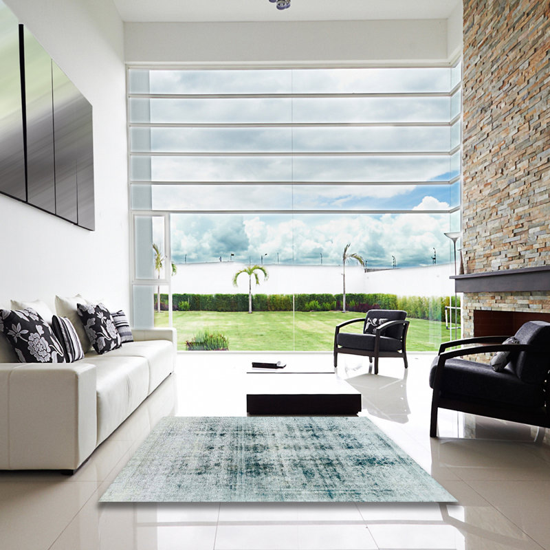 Tapis abstrait moderne 2089, Carré 6 pi