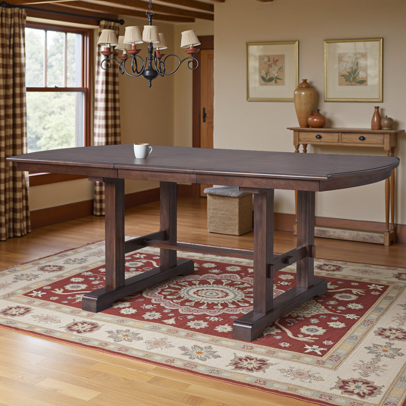 Table de salle à manger en forme de H pour 4 à 8 personnes, table en bois extensible pour la cuisine et la salle à manger