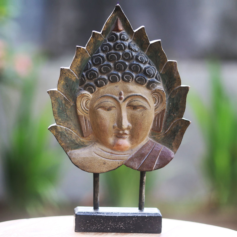 Buste de feuille de Bouddha