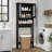 Germell Over-the-Toilet Storage, Over Toilet Bathroom Organizer with Tempered Glass Doors-1061915935
