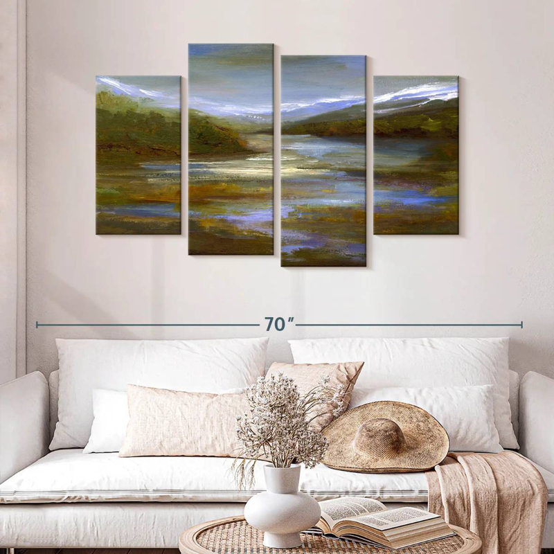 Avery Tranquil Mountain Stream, 32" H x 52" W