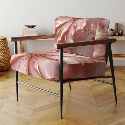 Dahlgreen - Fauteuil d'appoint rembourré en velours