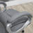 High Back Home Office Chair Executive Computer Chair With Adjustable Height,Upholstered Thick Padding Headrest And Armrest - Grey