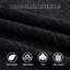 Canapé modulaire incurvé à compression noir modulaire 30D, chenille haute densité en chenille pour appartement, salon