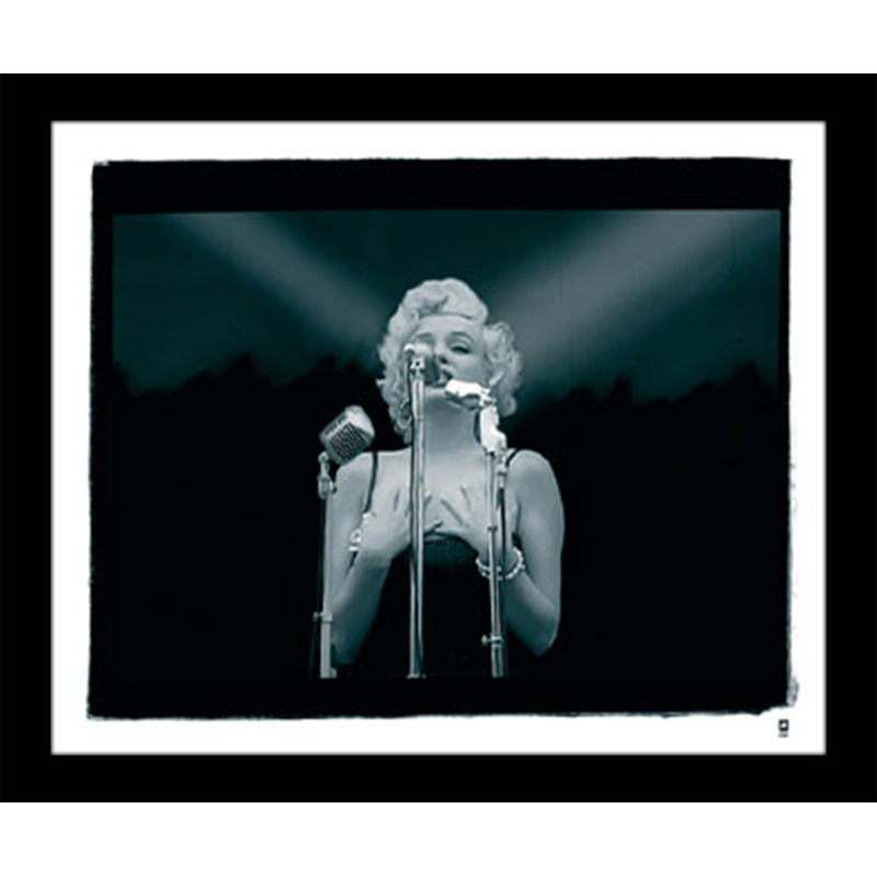 « marilyn monroe viii », reproduction de photo encadrée