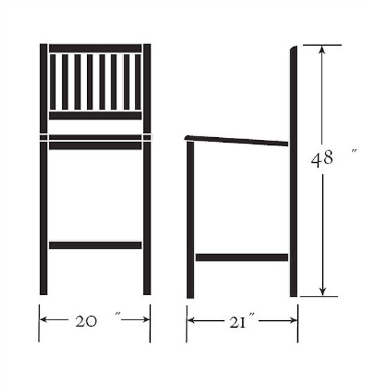 Sonoma Outdoor Bar Stool