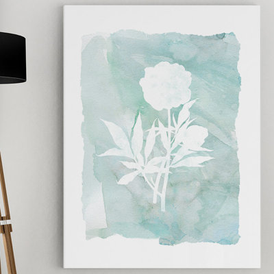 «Silhouette Botanical I» par Carol Robinson - reproduction d'art sur toile tendue