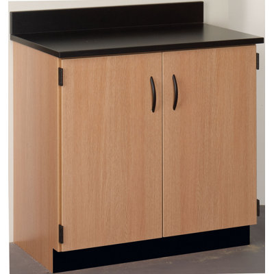 Science 2 Compartment Manufactured Wood Classroom Cabinet