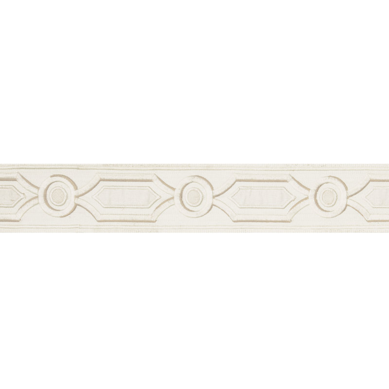 Treillis Passementerie Ganden Fabric, Ivory