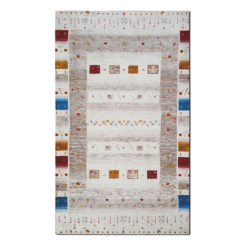 Tapis multicolore lavable à la machine, Sous-tapis rectangulaire 3 pi 11 po x 5 pi 11 po i