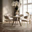 Extendable Round Metal Base Dining Table-1563213557-1563213552