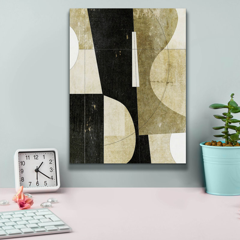  «Collage no. 27» par Suzanne Nicoll, art mural sur toile, 12 po x 16 po