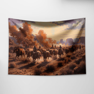 Tapisserie murale Southwestern Cowboy