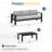 3 Seats Sofa With Patio Coffee Table-111017864
