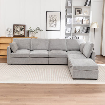 Ober 6-Piece L-Shaped Sectional Sofa