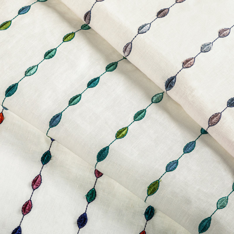 Gem Hoopla Fabric, Green/Blue 