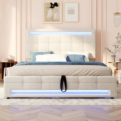 Cybill Upholstered Ottoman Storage Bed