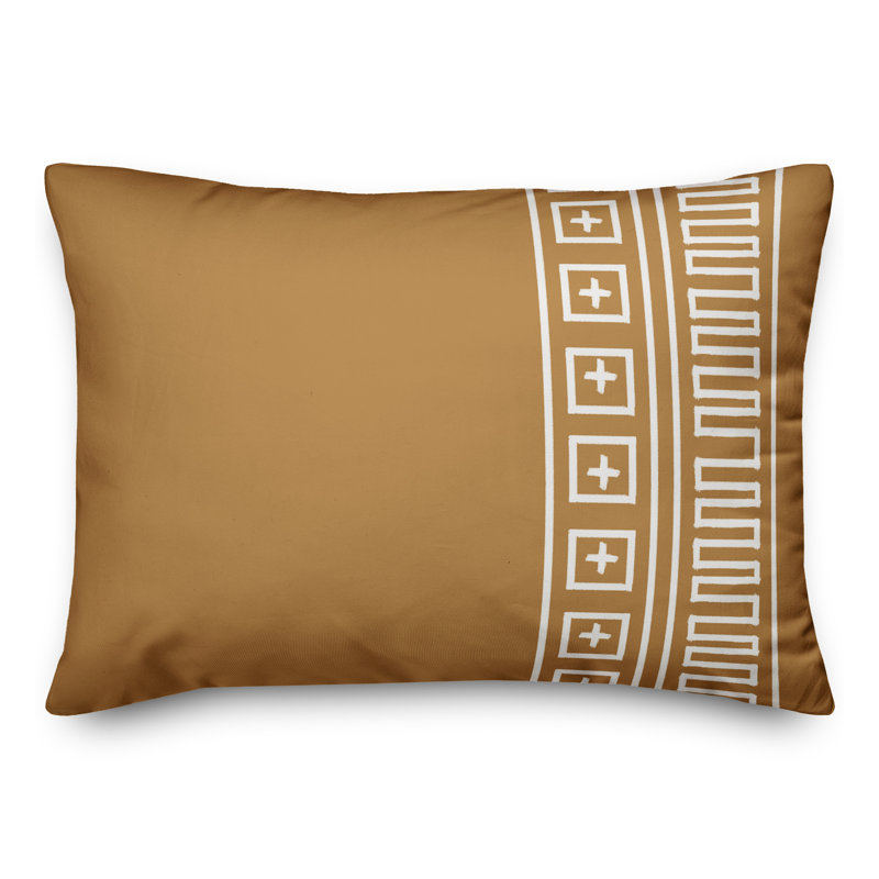Geometric Rectangular Pillow Cover & Insert