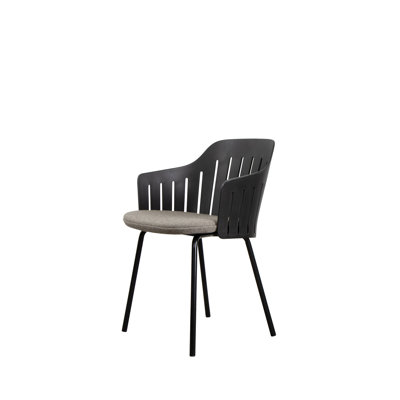 Choice Chair Indoor and Four Steel Legs Base with Upholstery Cane-line Zen Seat Cover