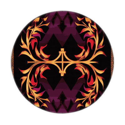 Golden Cascade Indoor And Outdoor Area Rug