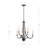 Ahryal 6 - Light 23" Candlelight Chandelier