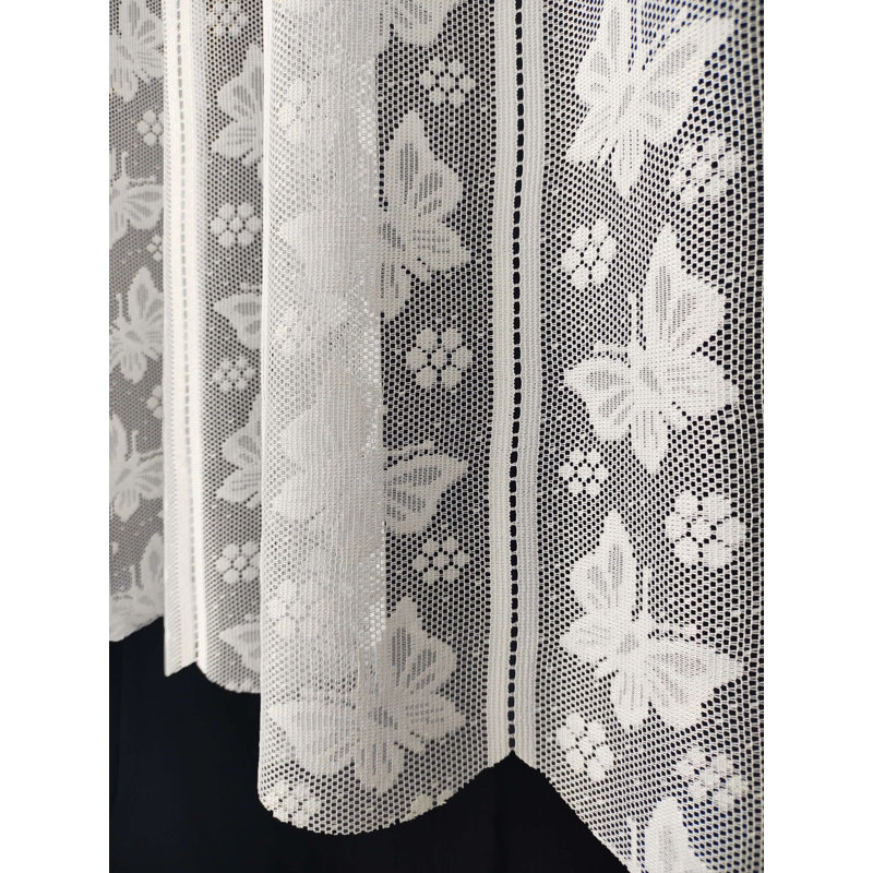 Annelisa Lace Curtain Single Panel, 183cm Width x 183cm Drop