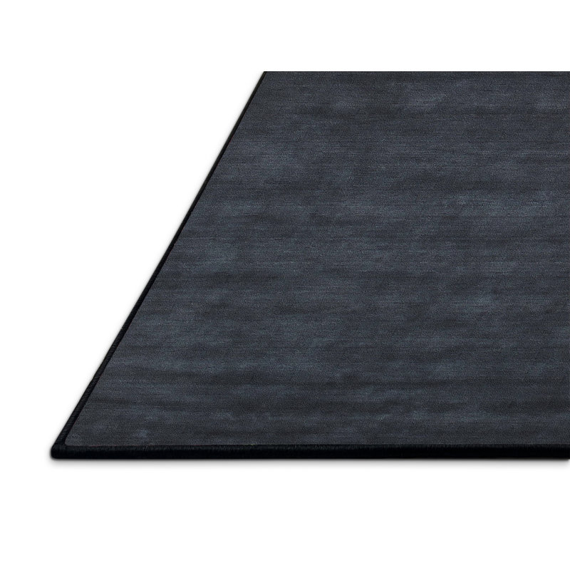 Tapis noir/gris zone contemporaine, Rectangle 5 pi x 7 pi