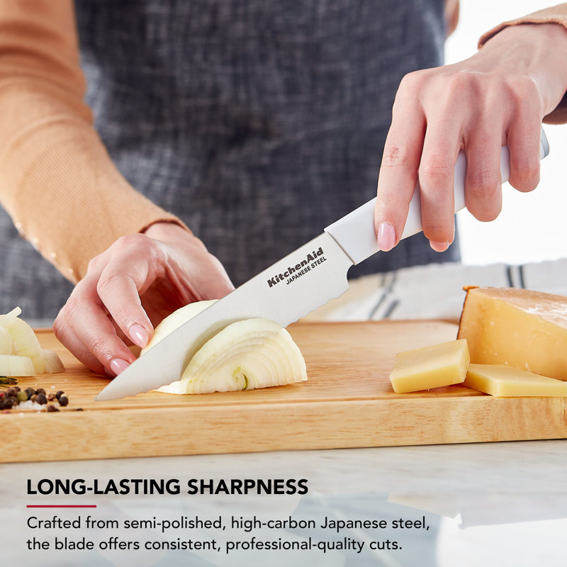 Kitchenaid Classic Utility Knife With Sheath, 5.5 Inch
