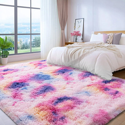 Shag Rug Soft Fluffy -Indoor Area Rug for Living Room Bedroom Nursery Kids Room