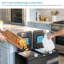 Poubelle de cuisine et de recyclage en acier inoxydable 16 gallons avec contrôle des odeurs CleanAura et couvercles à fermeture en douceur Home Zone Living-131224155-93365605