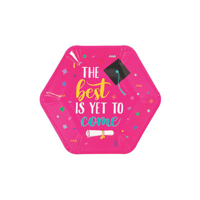 Bester Disposable Paper Graduation Dessert Plate
