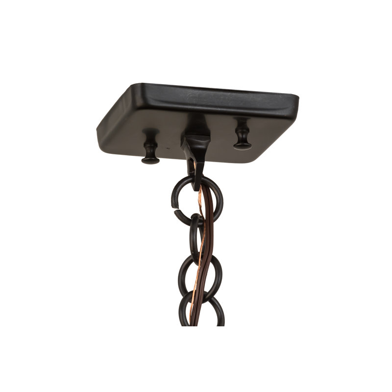 Luminaire suspendu géométrique 1 lumière Wyndham, H 19,5 po x l 17 po x P 12 po