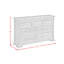 Commode 9 tiroirs Girven