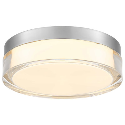 12-inch Black Inegrated LED Flush Mount