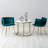 Uresti 17.75'' H Tufted Upholstered Metal Armchair-515900531-477132650