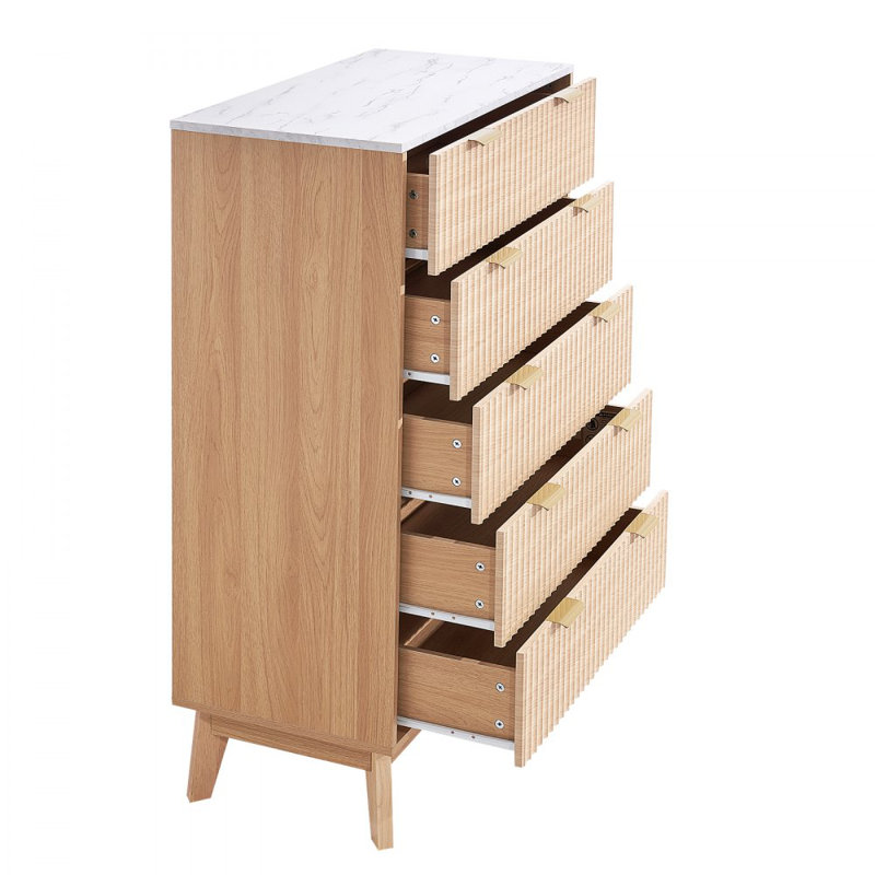 74.9cm W 5 - Drawer Chest of Drawers