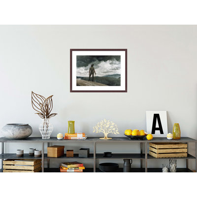 «The Woodcutter» par Winslow Homer, impression giclée sur cadre