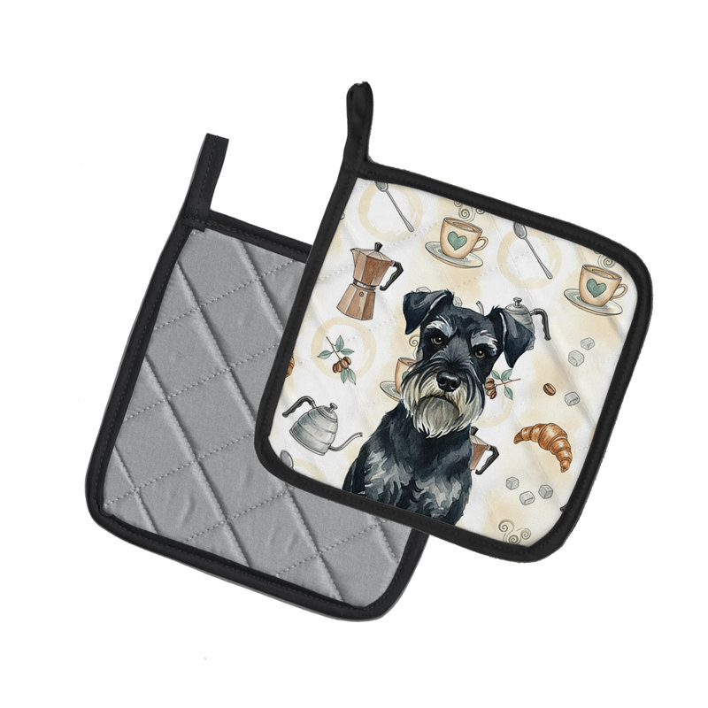 Paire de porte-cafetières standard Schnauzer