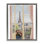 Toile flottante encadrée Parisian Window Overpoint, design par Amelia Noyes