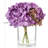 Silk Hydrangea Arrangement in Vase