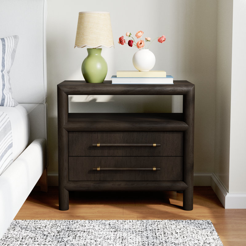 Colleen 28'' W Nightstand, Basalt Gray