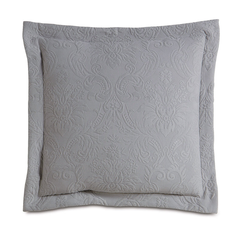 Sandrine Square Pillow Cover & Insert, Dove